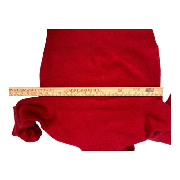 NWT J. Crew  Cashmere Cardigan Womens Small Brushed Zip Up Hoodie Red Holiday 24 - Picture 3 of 9